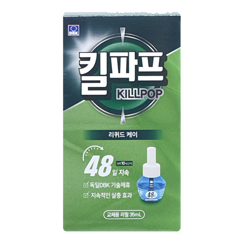 킬파프 리퀴드케어 리필 48일 교체용 퇴치 모기약 전자모기향 살충제 2,780원