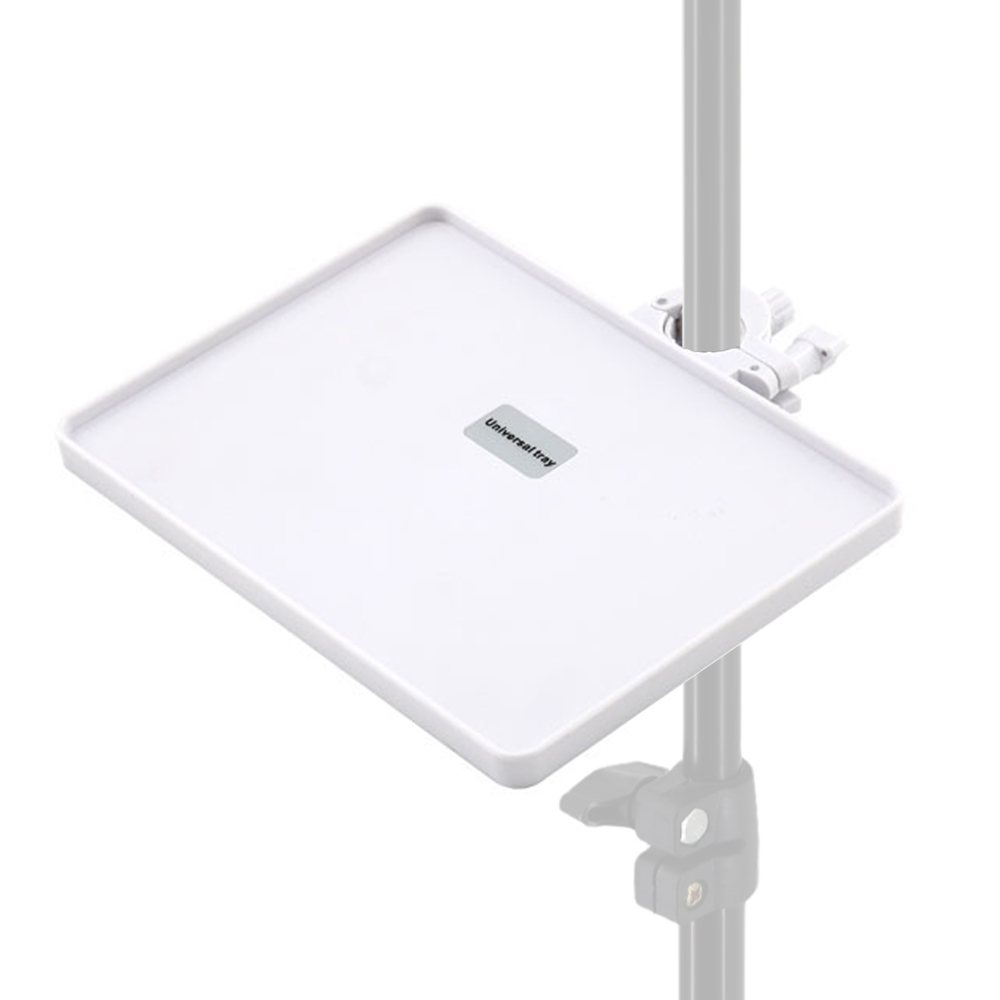 리브에잇 다용도 봉 고정 트레이 태블릿 받침대, 화이트, 1개, 단일상품 8,680원