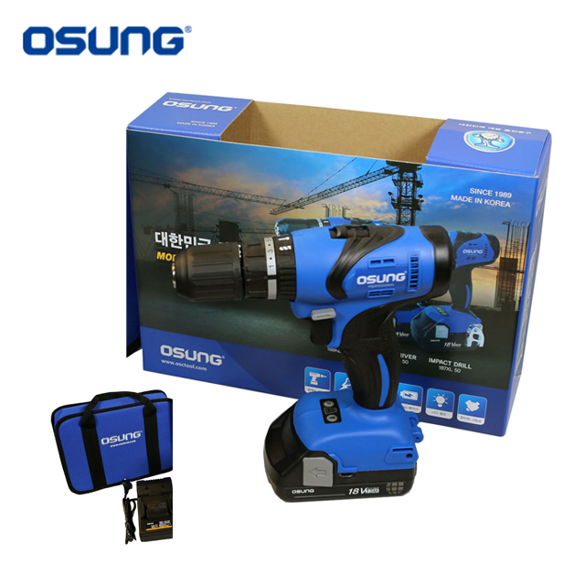 오성 충전 18V 해머 드릴 드라이버 함마 och 188kl 세트 국산 172,400원