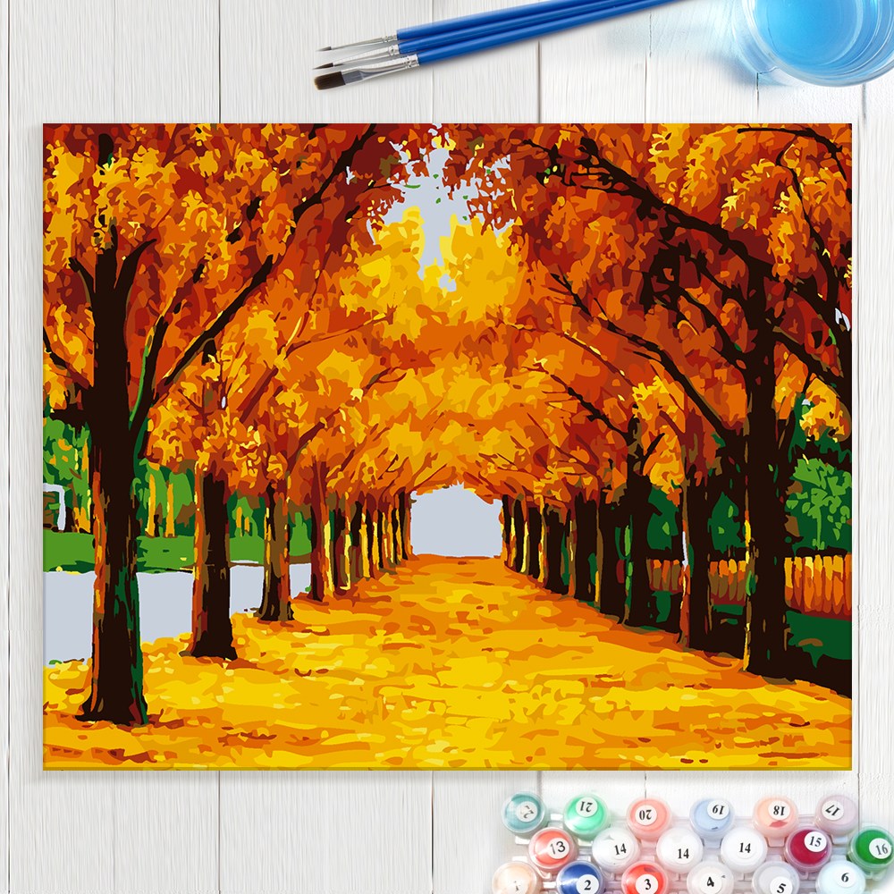 DIY 풍경 정물 꽃그림 바다 산토리니 유화 그림그리기 세트 18,900원