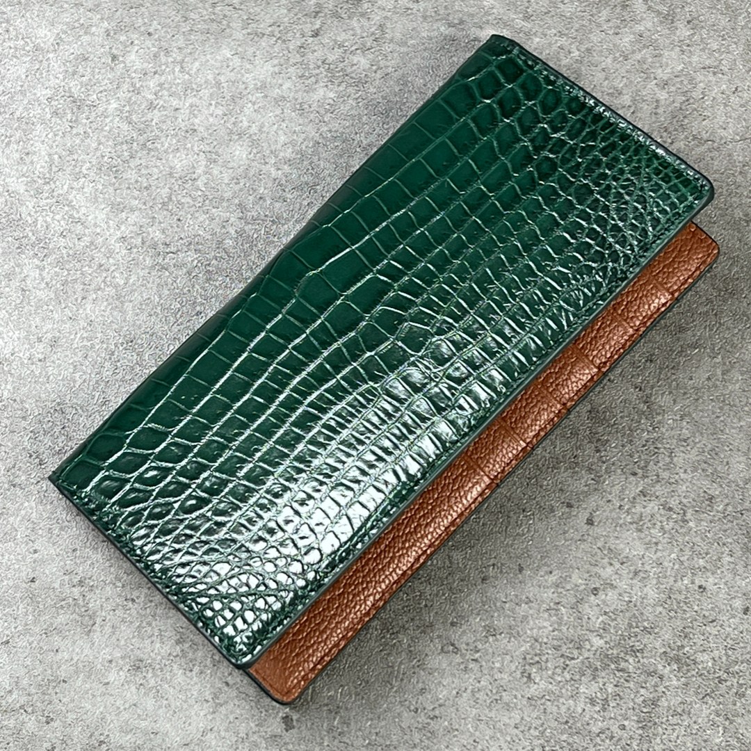 더퀴르 남자 악어가죽 장지갑 남성 명품 수제 핸드메이드 지갑 368,000원
