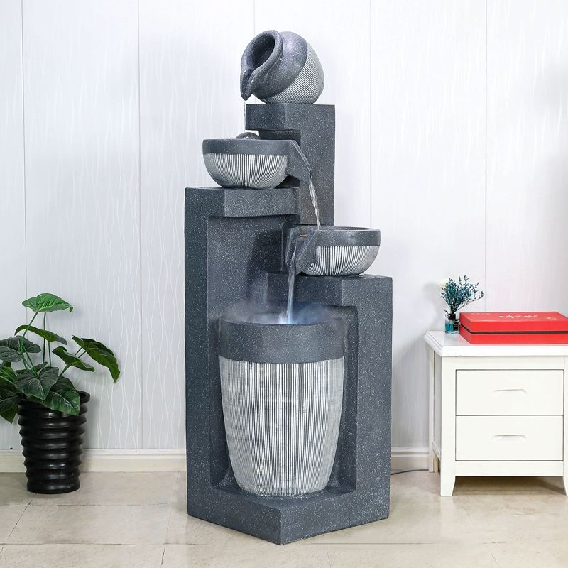 실내 미니 분수대 인공폭포 데스크탑 조명 풍수 200,000원