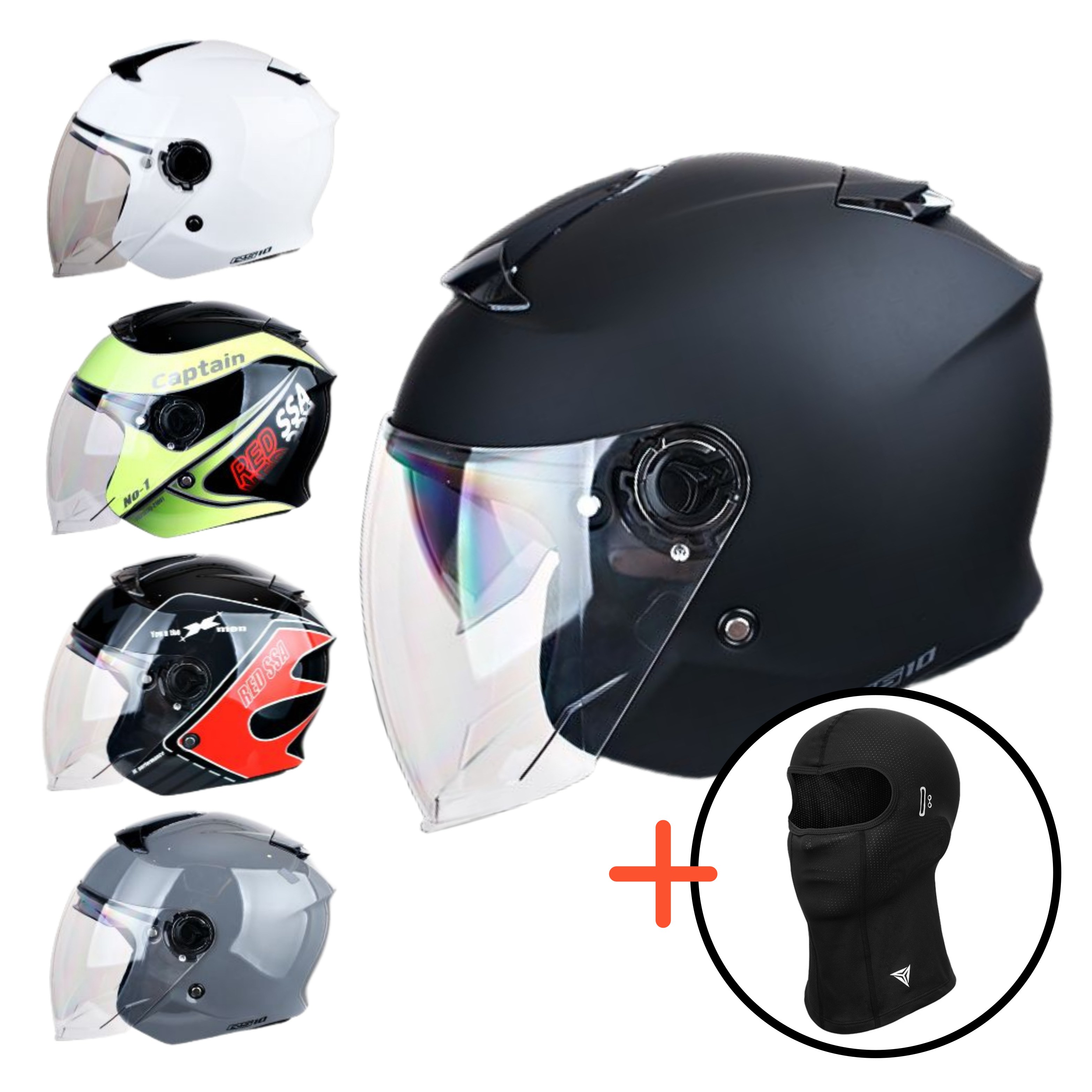 MT RS10 신형 오토바이 헬멧 초경량1050g 오픈페이스 썬바이저 내장 라이더 헬멧 69,000원