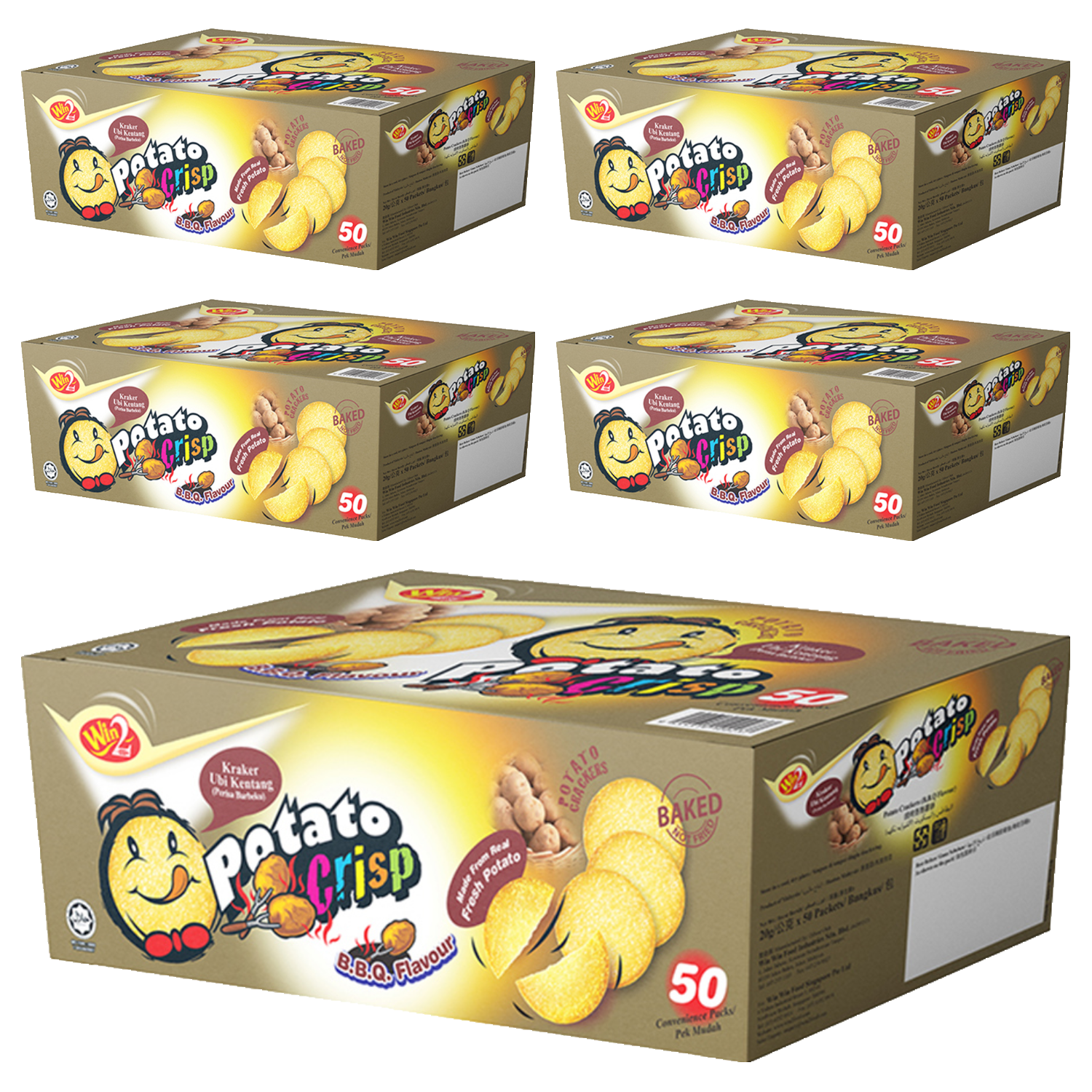 윈윈푸드 포테이토 크리스프 스낵 바베큐맛 50p 36,610원