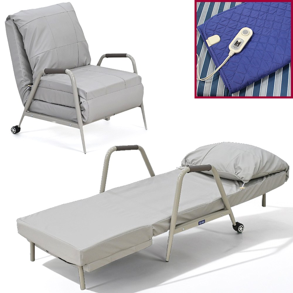 라꾸라꾸 병원 보호자침대 병실 환자 간병의자 전기매트 포함구성 257,000원