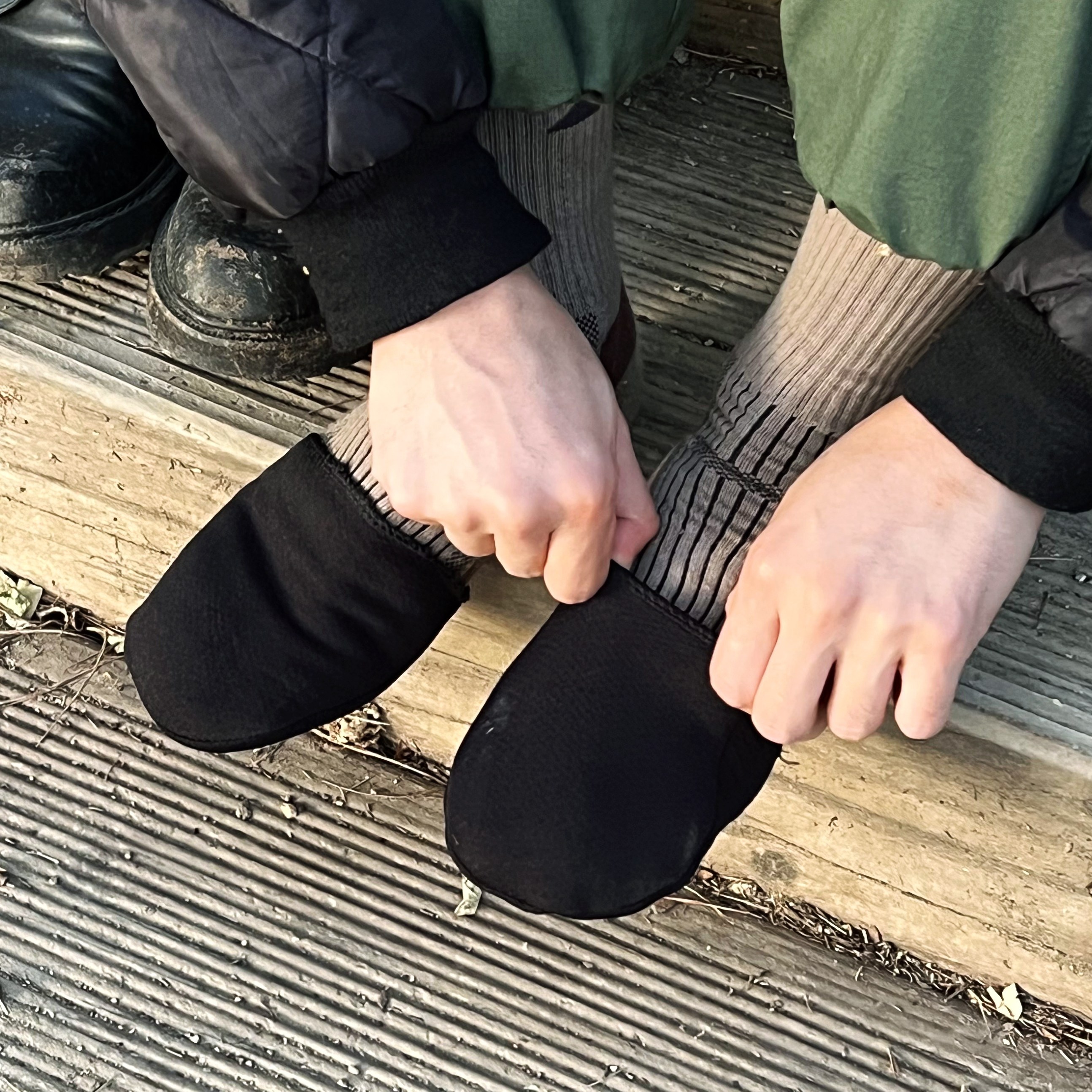 기모 방한 발토시 2p 군대 군인 겨울 양말 덧신 5,800원