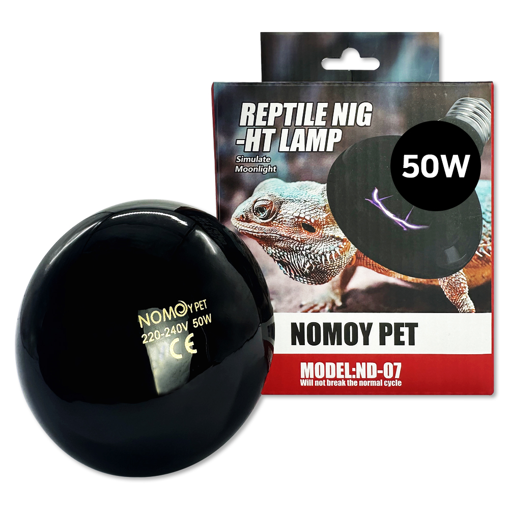 노모이펫 파충류 ND-07 나이트라이트 그로우 히팅램프 50W, 1개, 혼합색상 5,800원