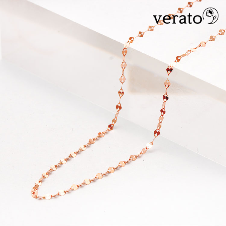 베라토 14K 18K 아몬드 솔리드 체인 목걸이 131,000원