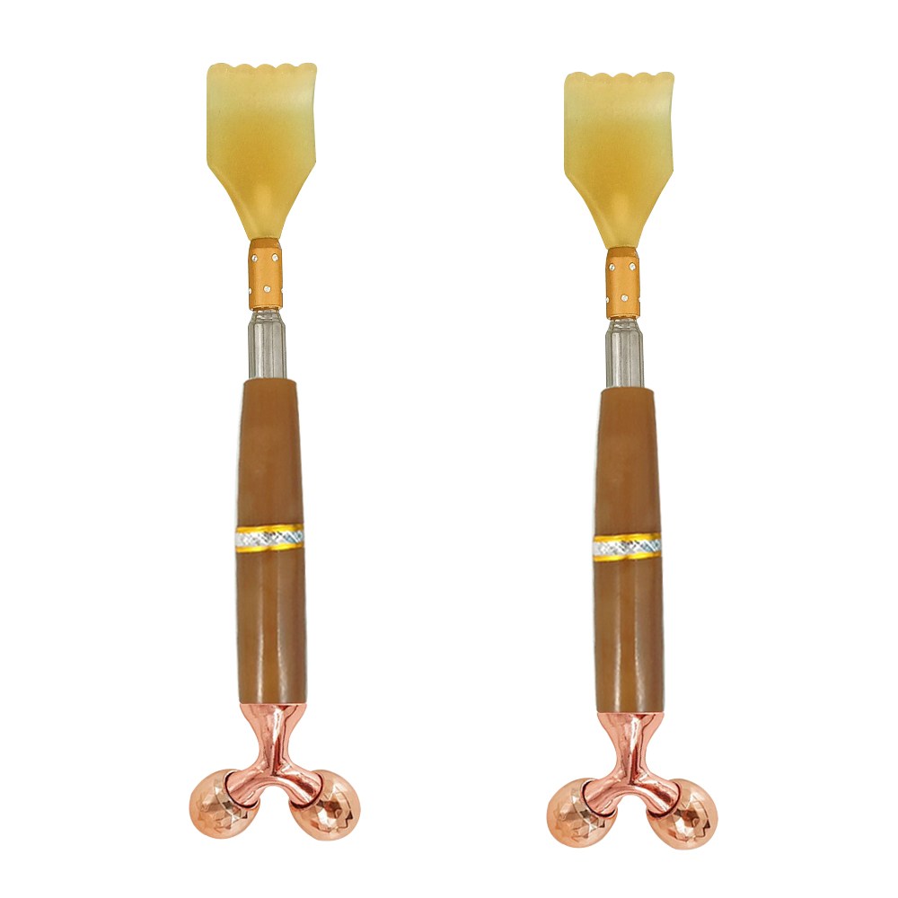 2롤러볼 5단 접이식 안테나 효자손 I타입, 04) 브라운, 2개 18,590원