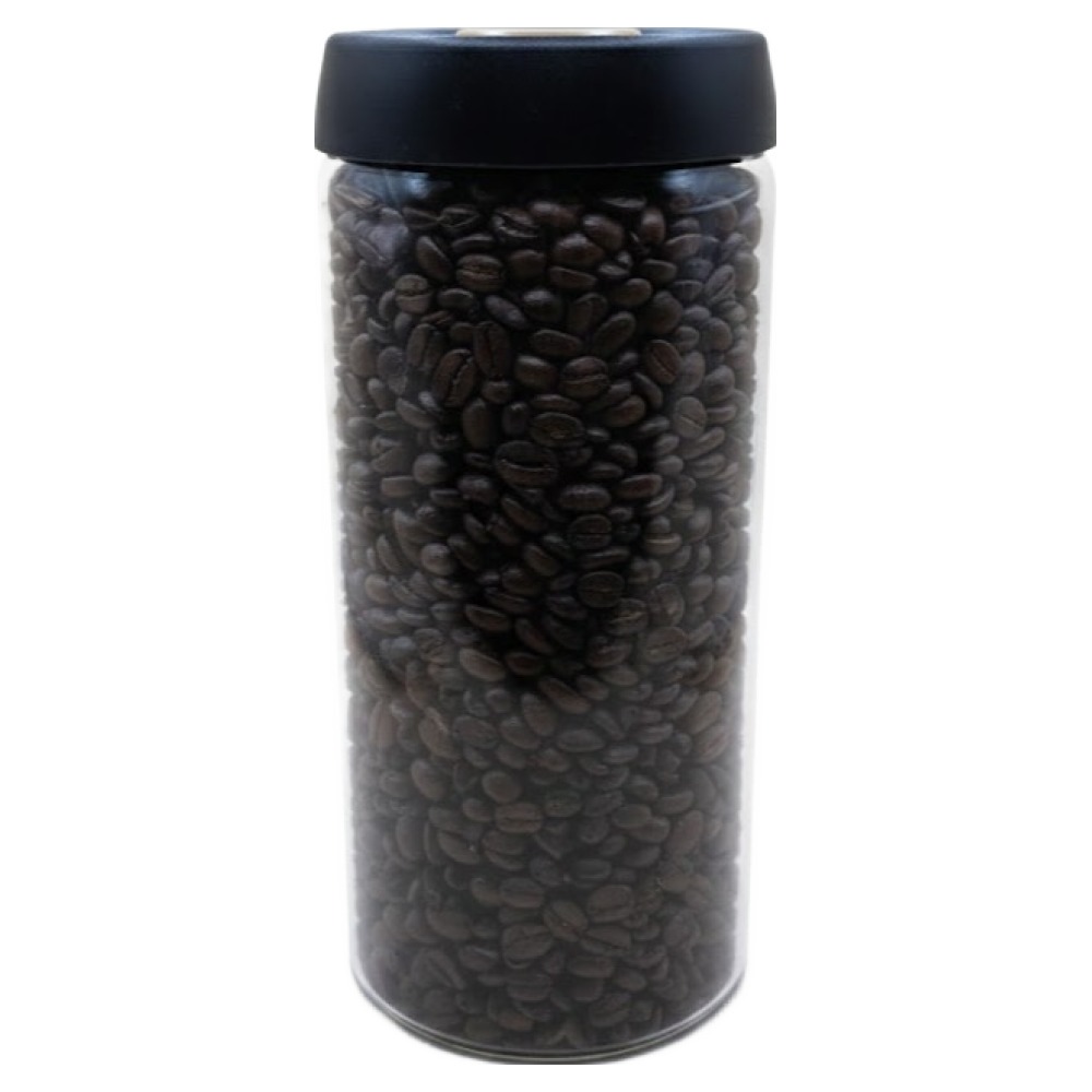 유N아이 유리 진공 밀폐 용기 1800ml, 투명(용기), 블랙(캡), 1개 10,820원