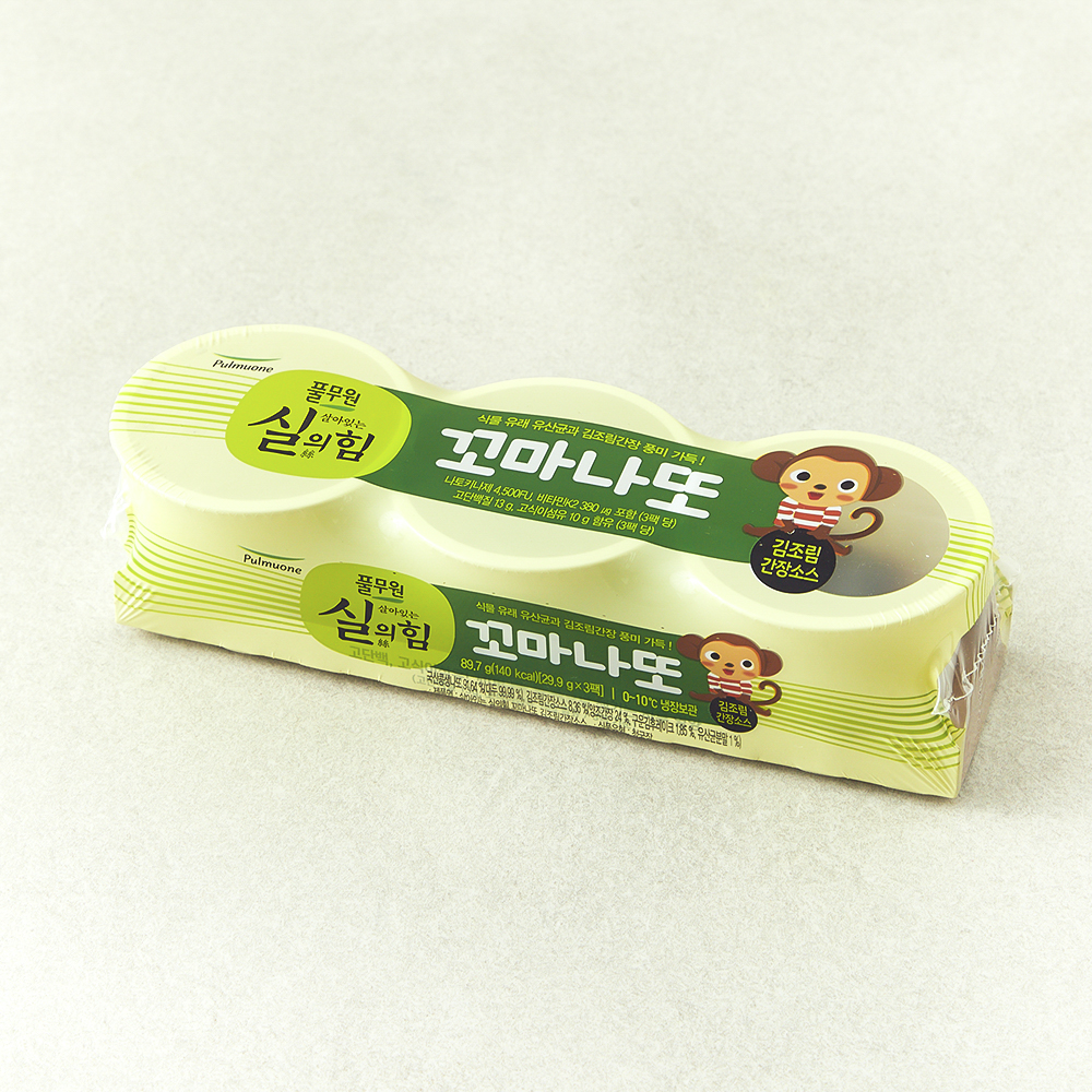 풀무원 살아있는 실의힘 꼬마나또 김조림 간장소스 3,280원