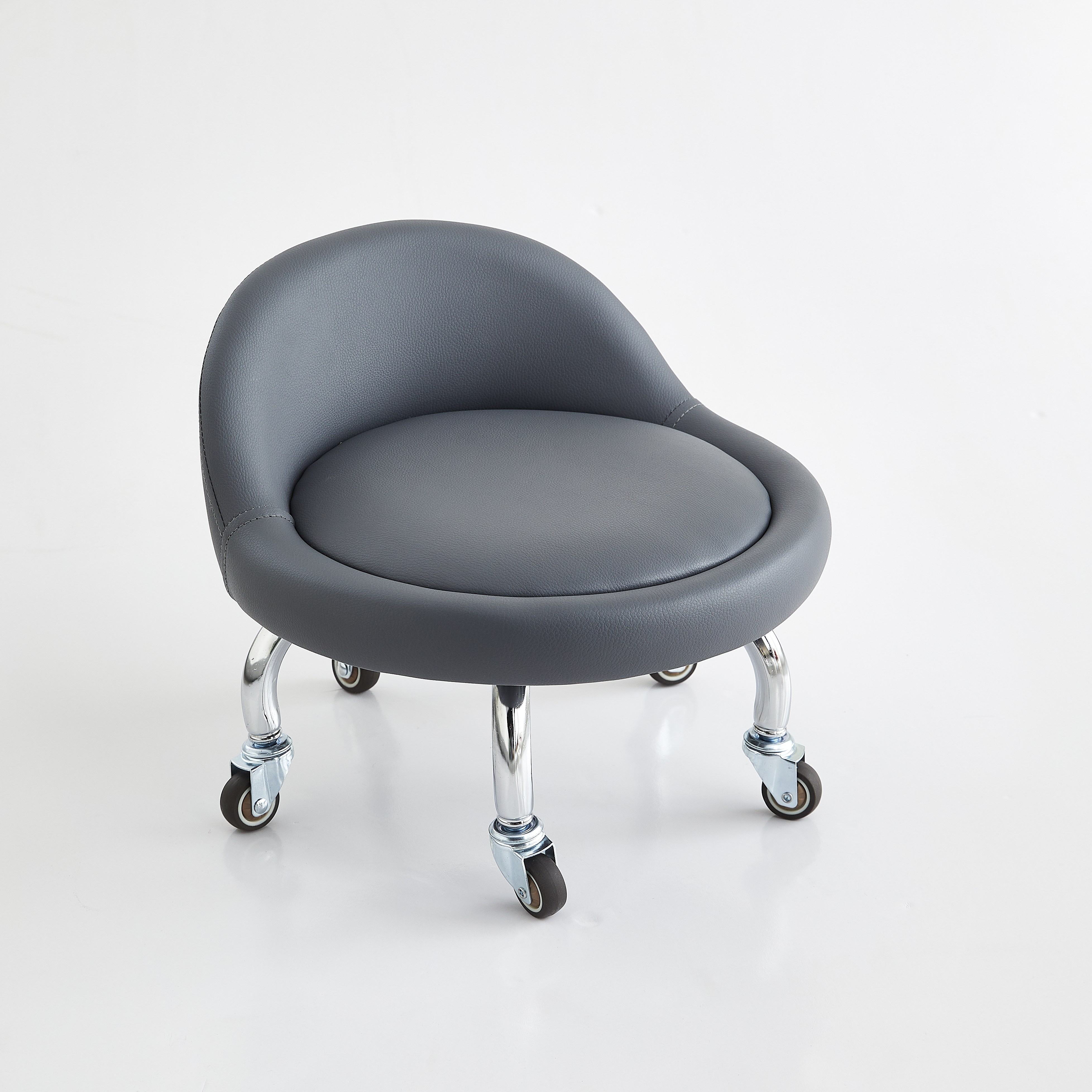 우이지아 앉은뱅이 회전 작업 요추등받이 의자, 1개, 5바퀴무소음그레이 33,500원