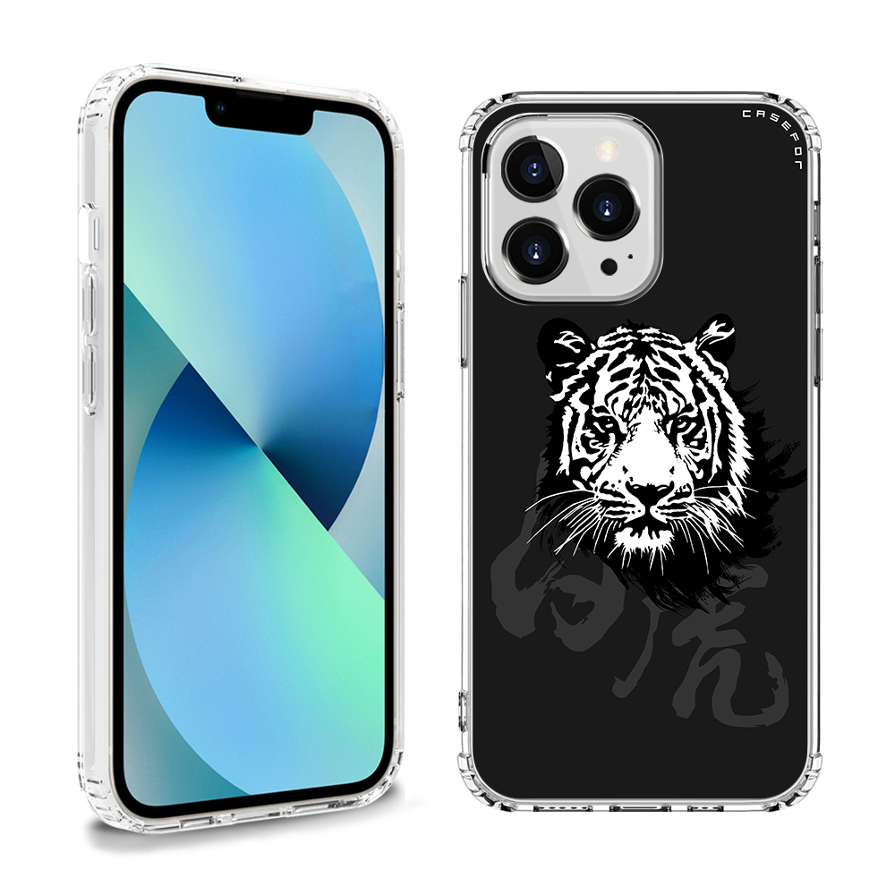 케이스포 신수컬렉션 백호 프린팅 에어엣지 클리어 쉴드 케이스 24,000원