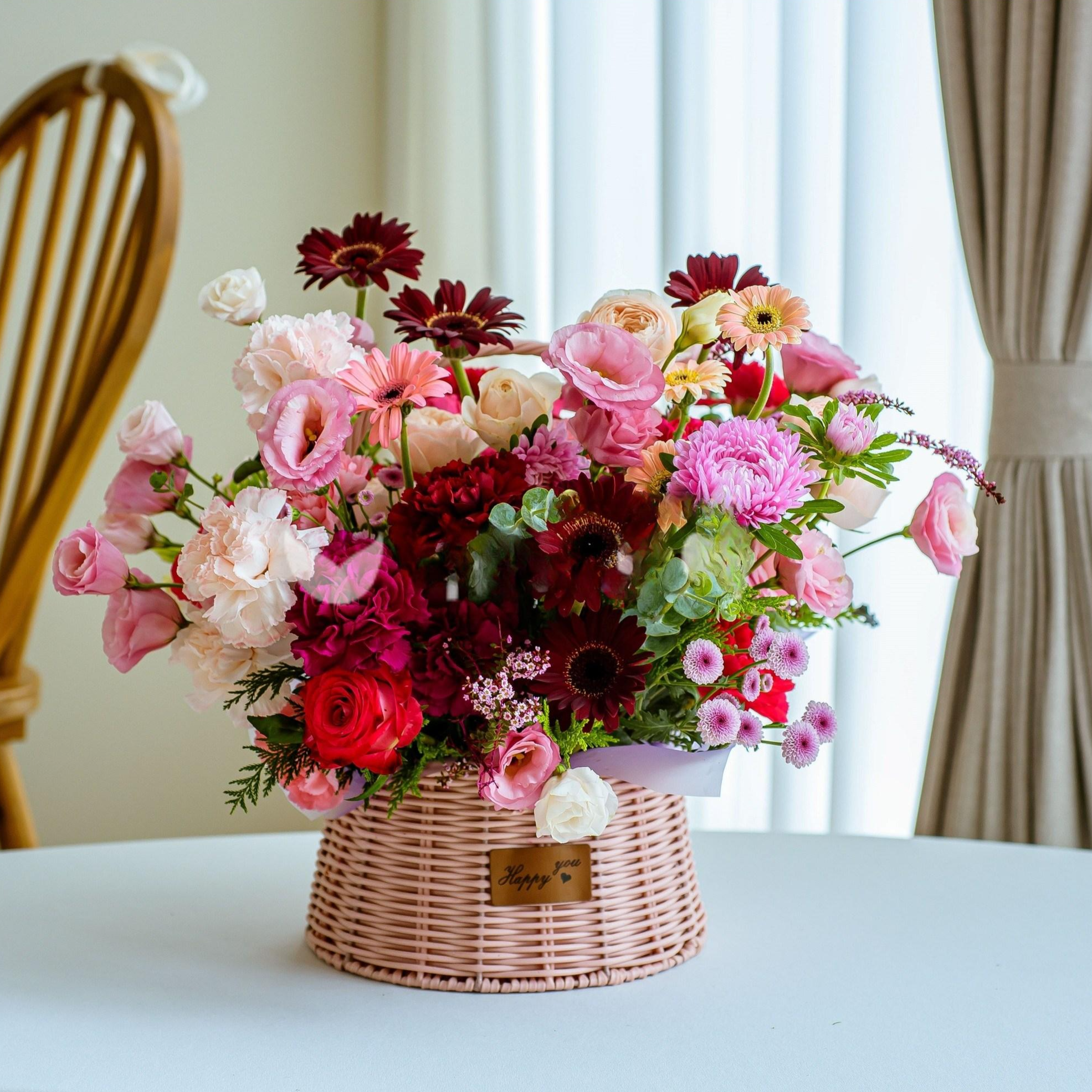 나눔플라워 전국 꽃바구니 생일꽃배달 생일 생신 부모님 환갑 칠순 팔순 축하 선물 승진 정년 퇴직 기념일 와이프 꽃배달서비스 당일꽃배달, 1개 114,000원