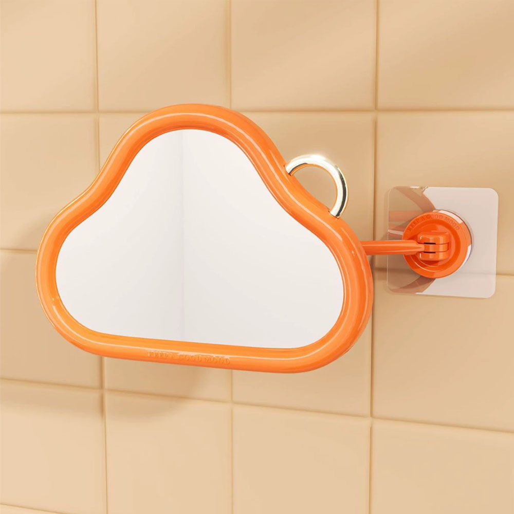 희미몰 KK112 흡착식 벽걸이 화장 거울, 오렌지 10,200원