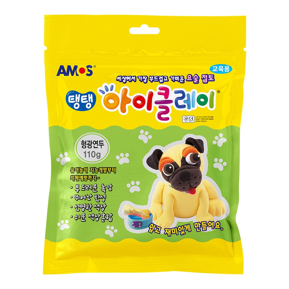 아모스 탱탱아이클레이 110g 파우치 9+1 (총10개) 색상선택 36,900원