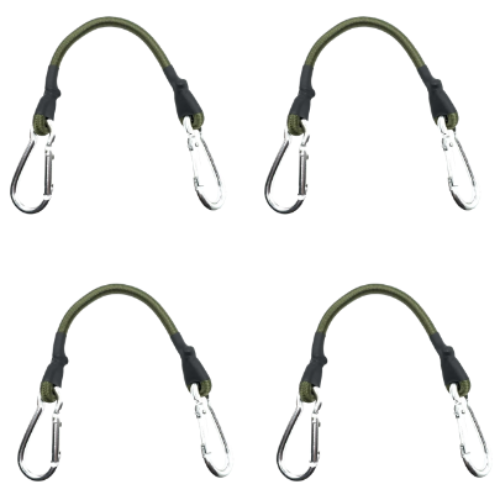 코코링하우스 다용도 강철 탄성 끈 캠핑 로프 고리 4p 13,700원