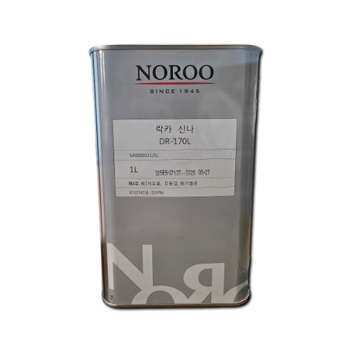 노루페인트 락카신나 유성 에나멜 에폭시 우레탄 신너 신나 희석제 DR-170L 1L, 1L, 1개 6,000원