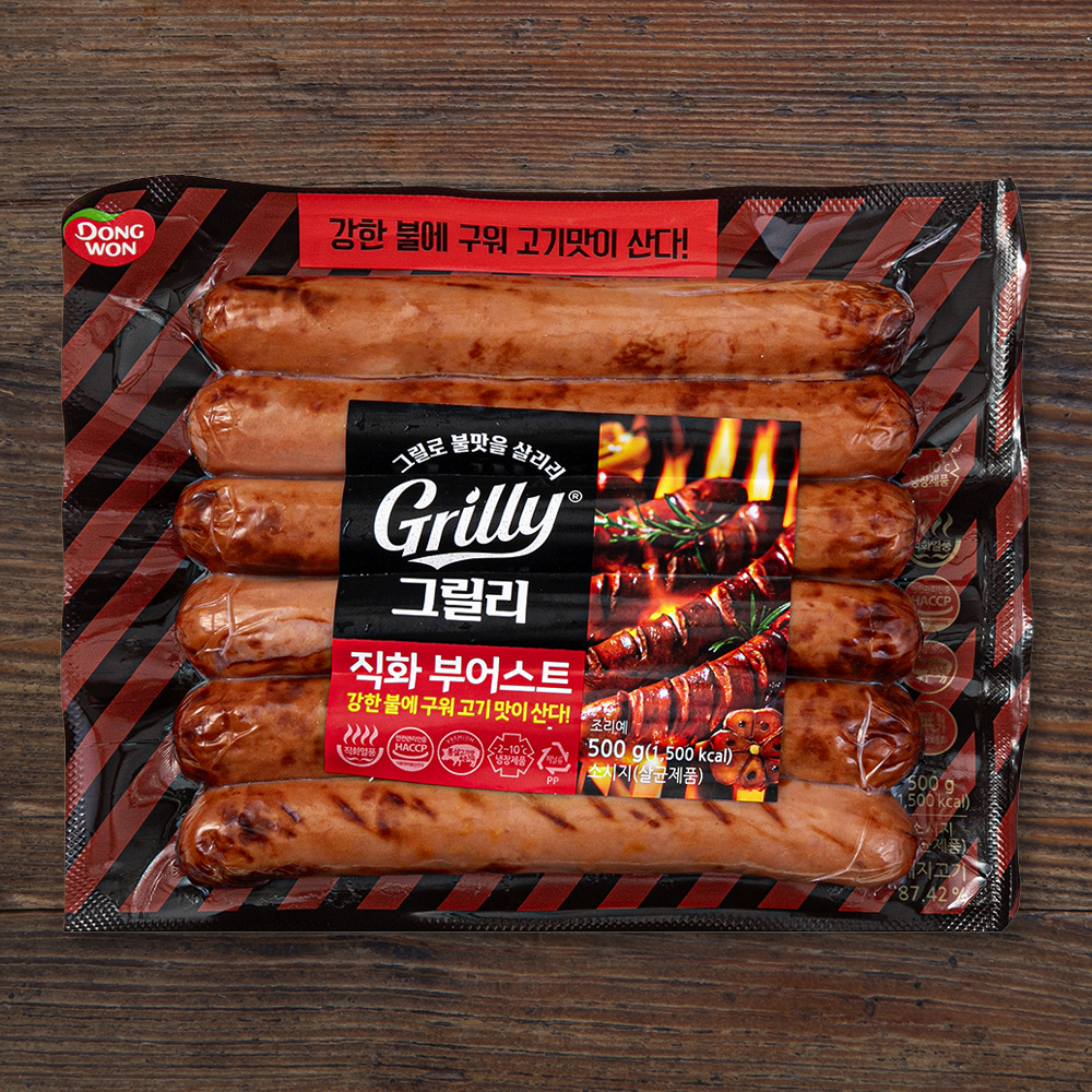 [로켓프레시] 그릴리 동원 직화 부어스트 7,450원