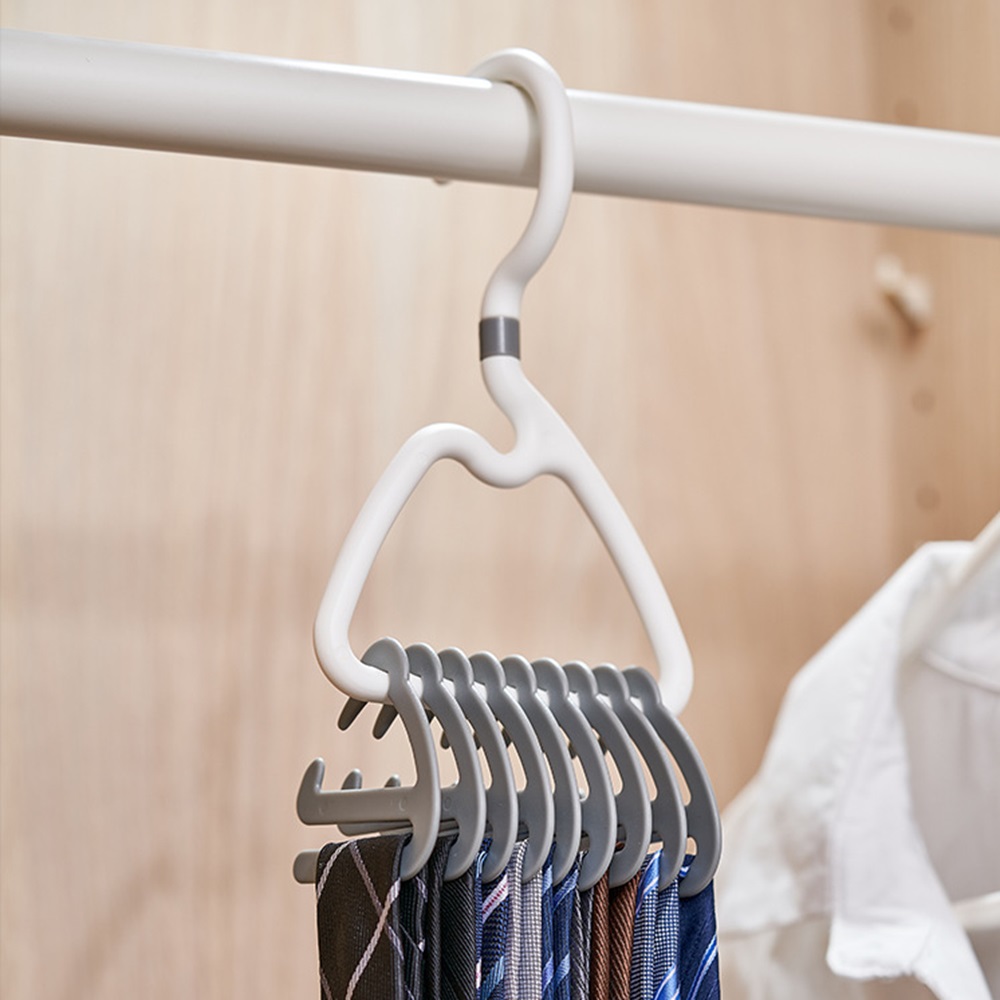 픽키몰 10CM 공간활용 넥타이 걸이 스카프 행거 1세트, 1세트, 화이트, 현재가 9,700원