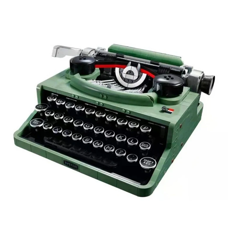 아이디어 타자기 21327 빌딩 블록 세트 성인용 수집용 레트로 디스플레이 모델 장난감 독특한 어린이 선물 51,500원