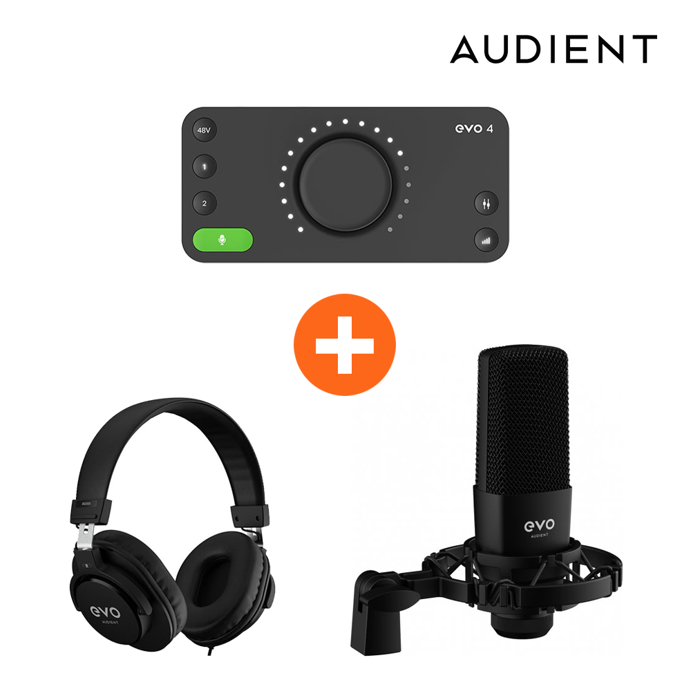 Audient EVO 4 SRB (Start Recording Bundle) 오디언트 스튜디오 패키지 360,000원