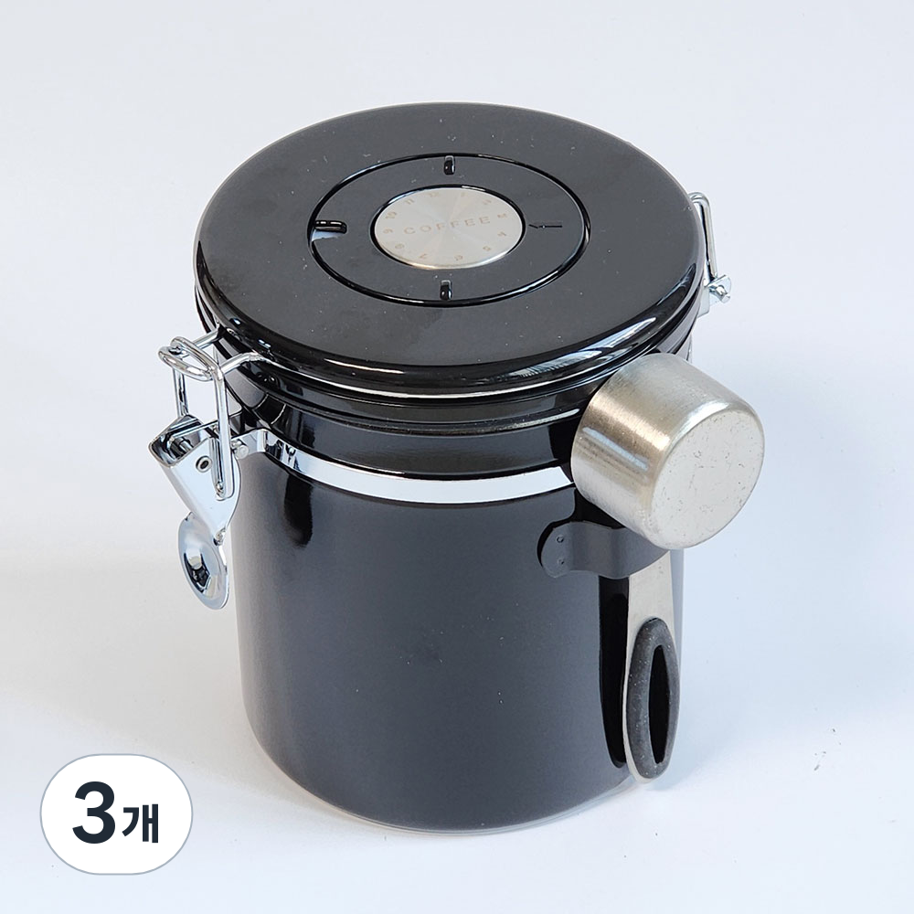 프리즈마 베큠 씰 커피 캐니스터 650g 스테인리스 원두 밀폐용기 51,600원