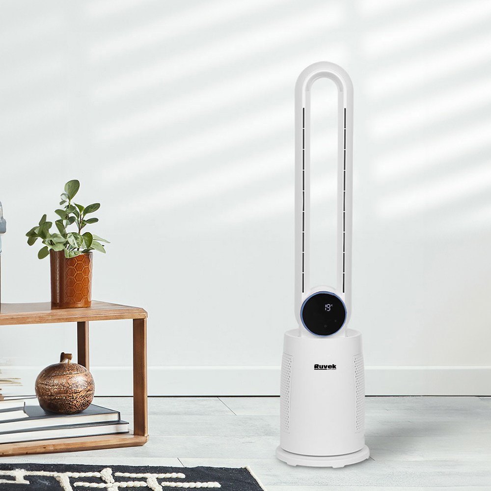 공기청정형 날개없는 리모컨 선풍기 / 12시간타이머 LED무드등, 1개 149,000원