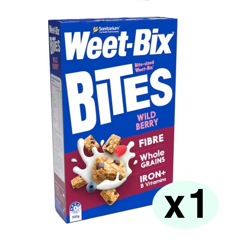 Sanitarium 새니태리엄 위트빅스 바이트 와일드 베리맛 블랙퍼스트 시리얼 500g Weet-Bix Wild Berry Cereal 16,900원
