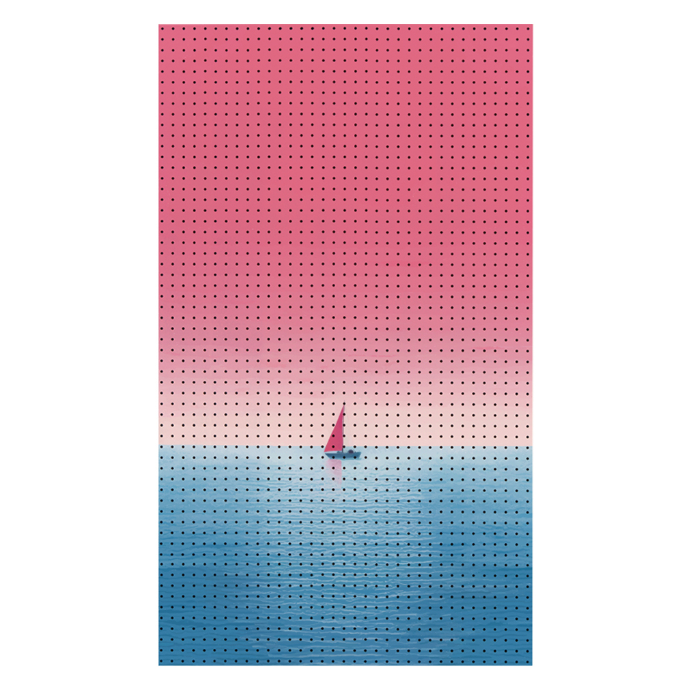 타공판닷컴 UV프린팅타공판 핑크선셋 인테리어용품 세트 700 x 1200 81,400원