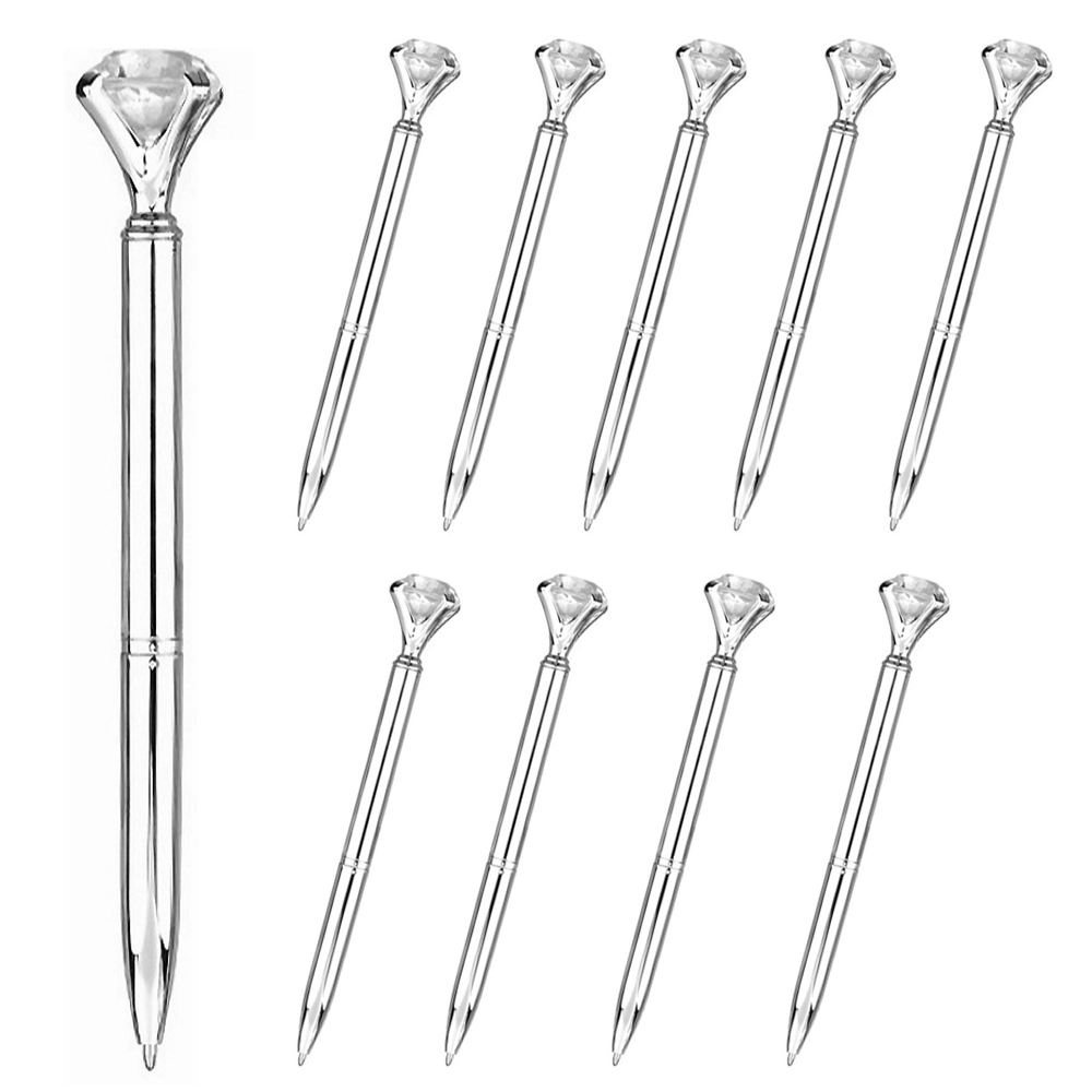 다르앤 다이아몬드 보석 큐빅 볼펜, 10개, 실버 10,900원