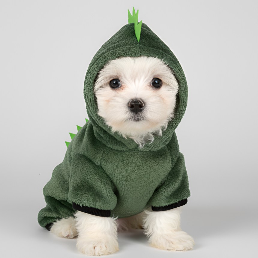 강아지 고양이옷 귀여운 공룡 티라노 후리스 8,700원