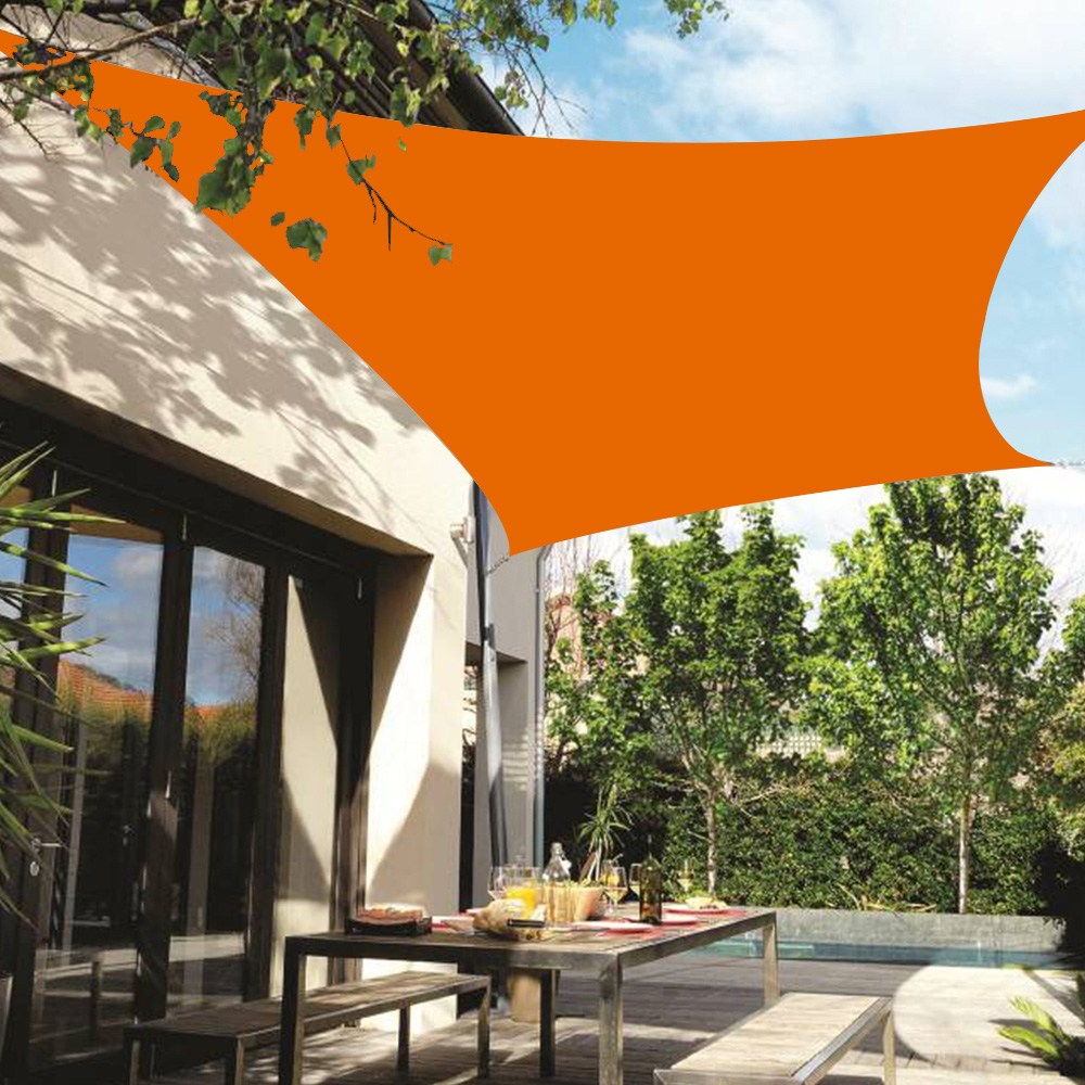 HK.sell 마일드 썬쉐이드 방수 그늘막 3X6M 직사각, 라인B 주황 59,800원