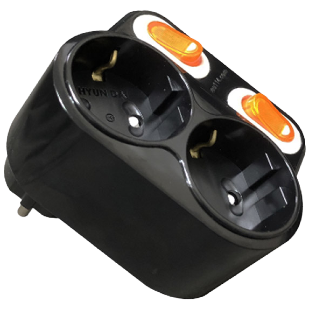 멀티탭 회전 블랙개별멀티탭 KS인증 2구 국산, 1개, 블랙 8,500원