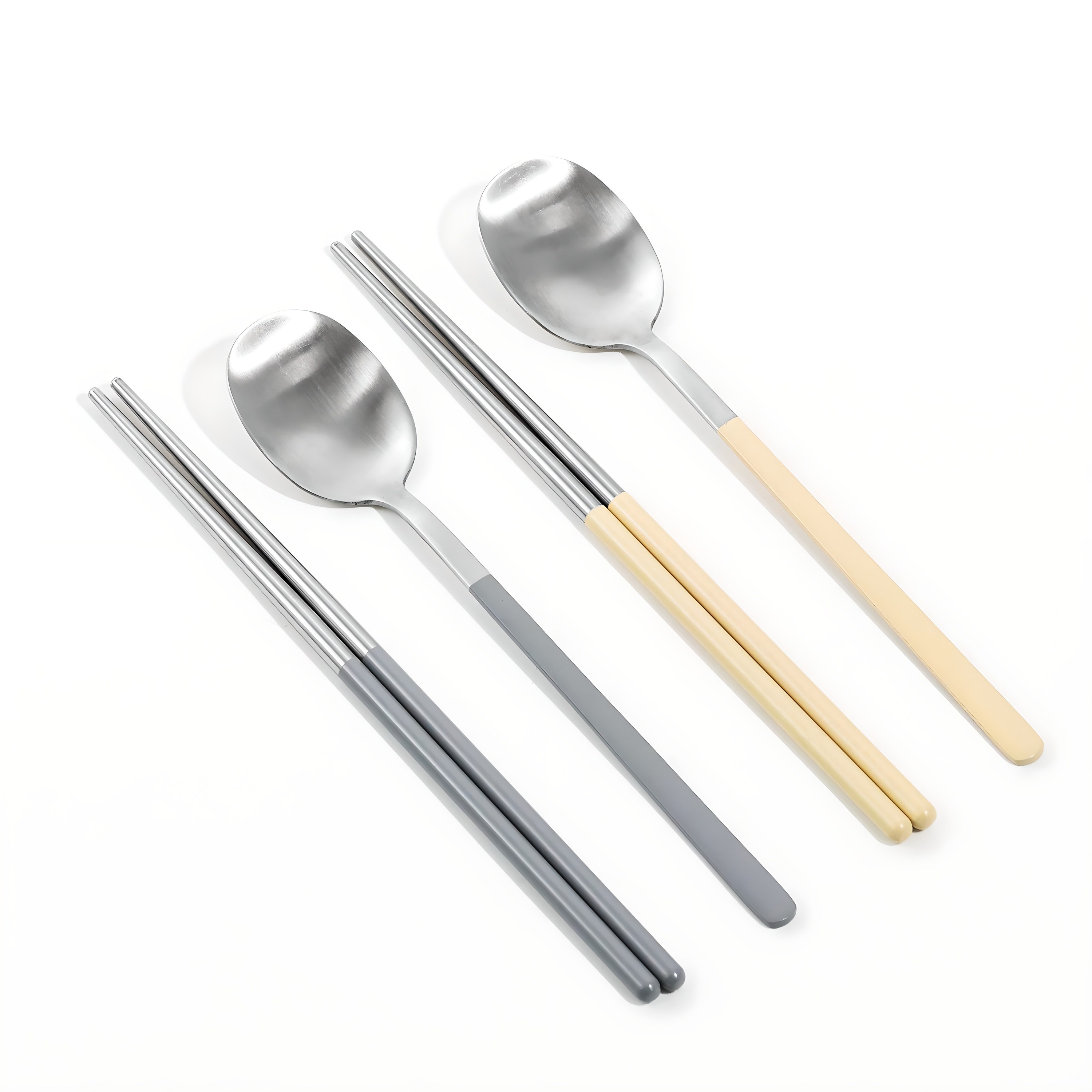 키볼리 SUS 304 파스텔 한식 2인 수저 세트 6,440원