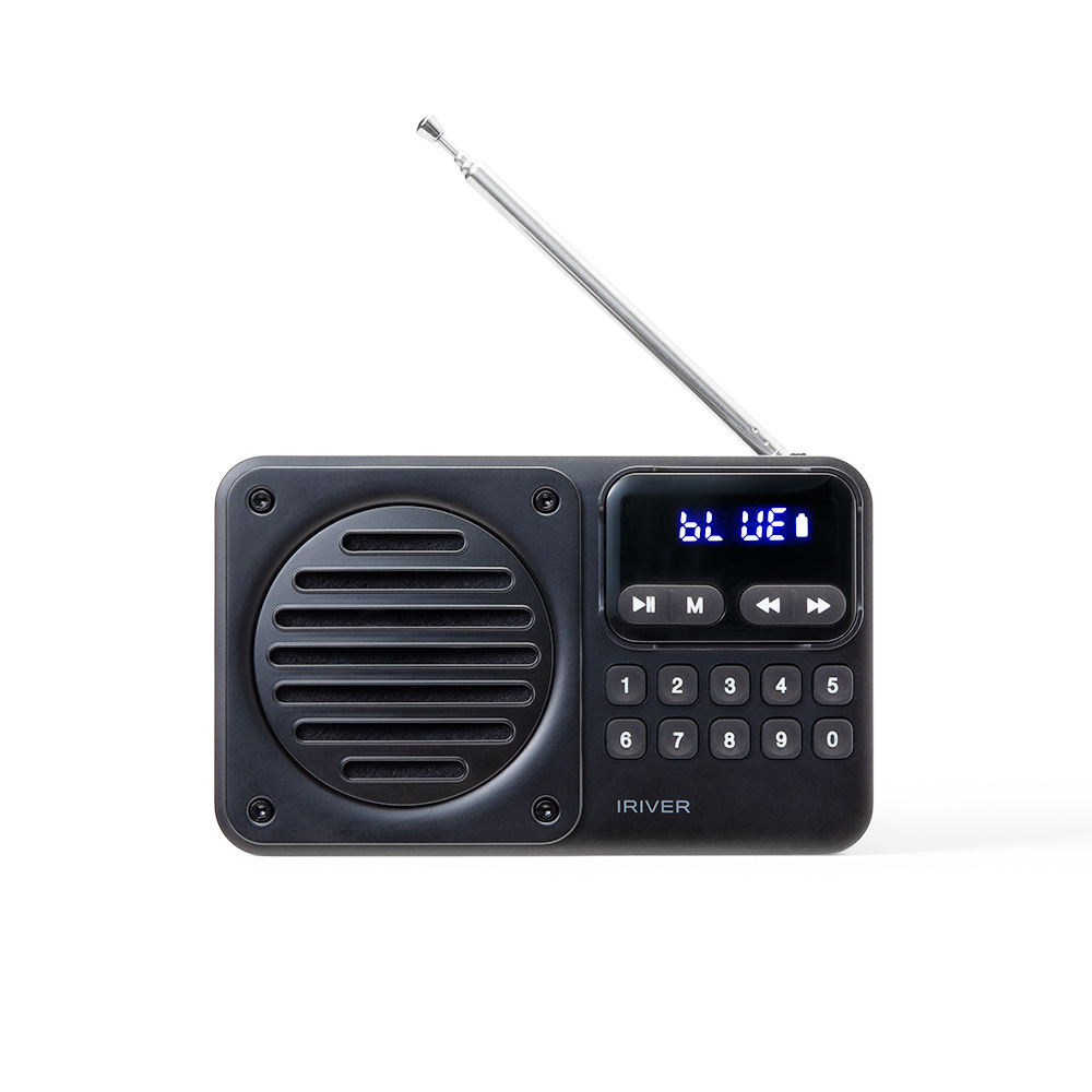2025년 8월출시 신제품 휴대용 라디오 스피커 아이리버 IRS-C101 블루투스 MP3플레이어 FM라디오 배터리내장, 다크그레이 26,800원