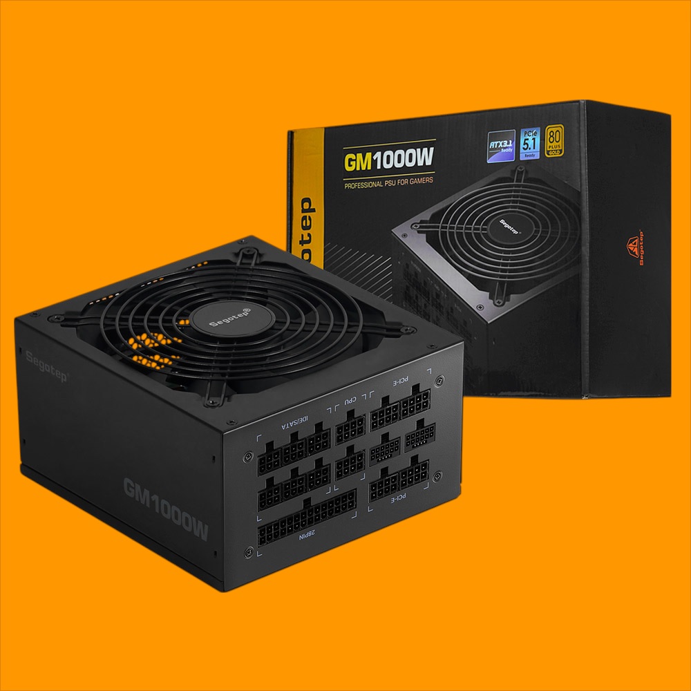 Segotep GM1000W 80PLUS GOLD 풀모듈러 ATX 3.1 (PCIE5.1) 블랙 157,500원