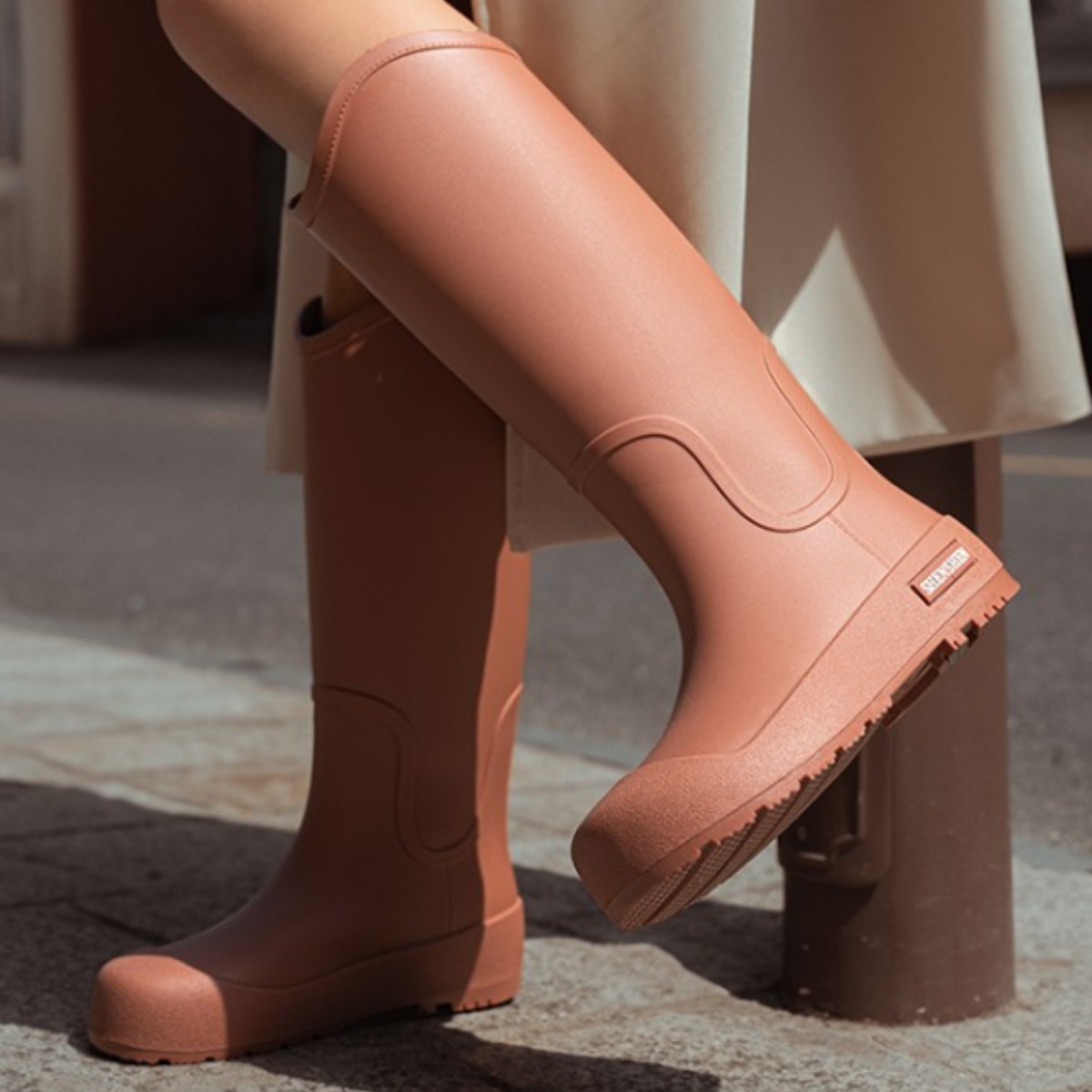 유럽풍 여성용 고급 롱 레인부츠 22,400원