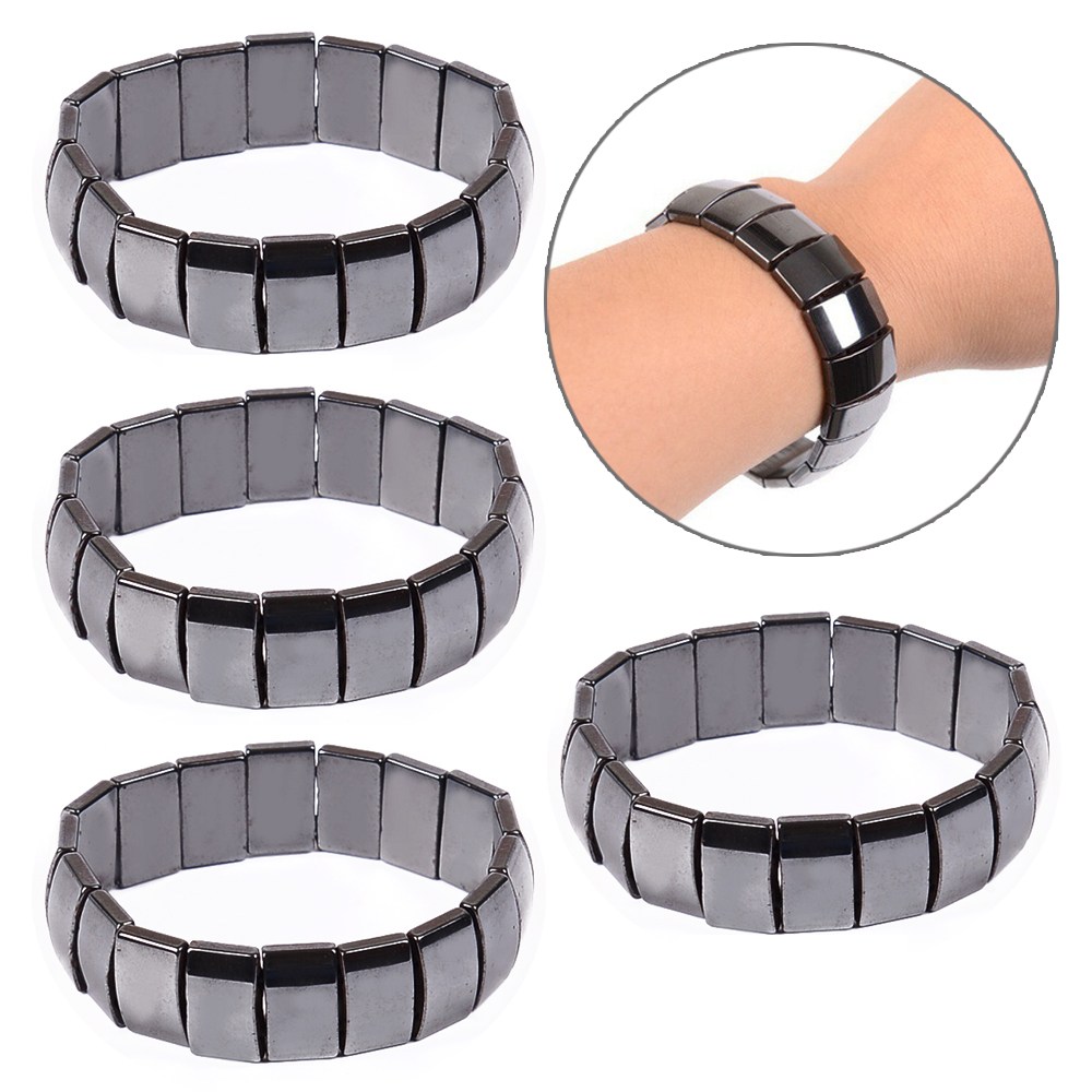 [4개 묶음]  남녀공용 패션팔찌 자석팔찌 NO.1 2P+2P  패션 구슬 메탈 자석 알 팔찌 발찌 마그네틱 7,400원