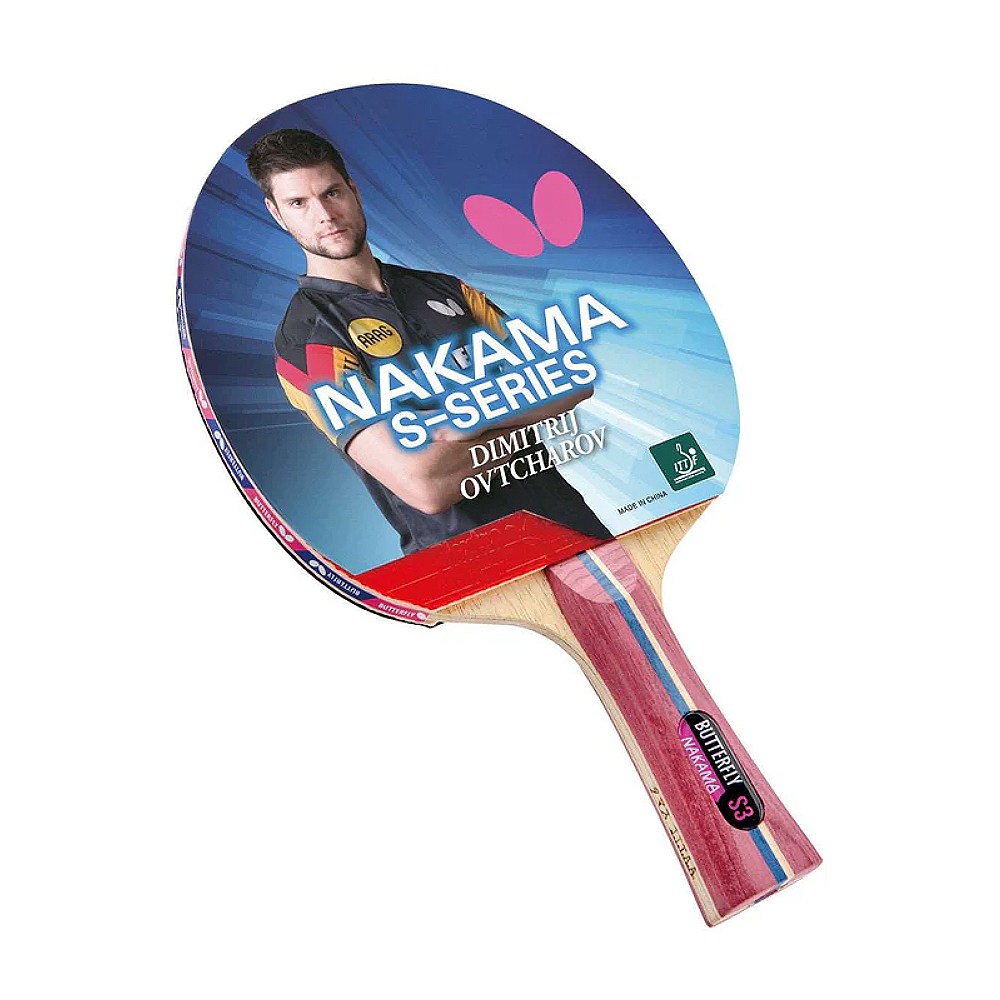 버터플라이 탁구라켓 NAKAMA-S3 쉐이크핸드 카본합판 112,000원