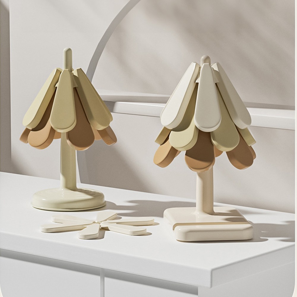 실리콘 냄비받침 세트(받침3개+거치대) 티코스터 컵받침 주방인테리어, 1개, 현재가 11,830원