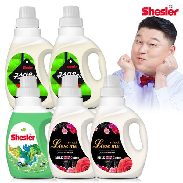 아토세이프 강호동의 쉬슬러 액상 세제 650ml 구스다운워시전용 2개+유칼립투스 1개+유연제 러브미향 2개 84,900원