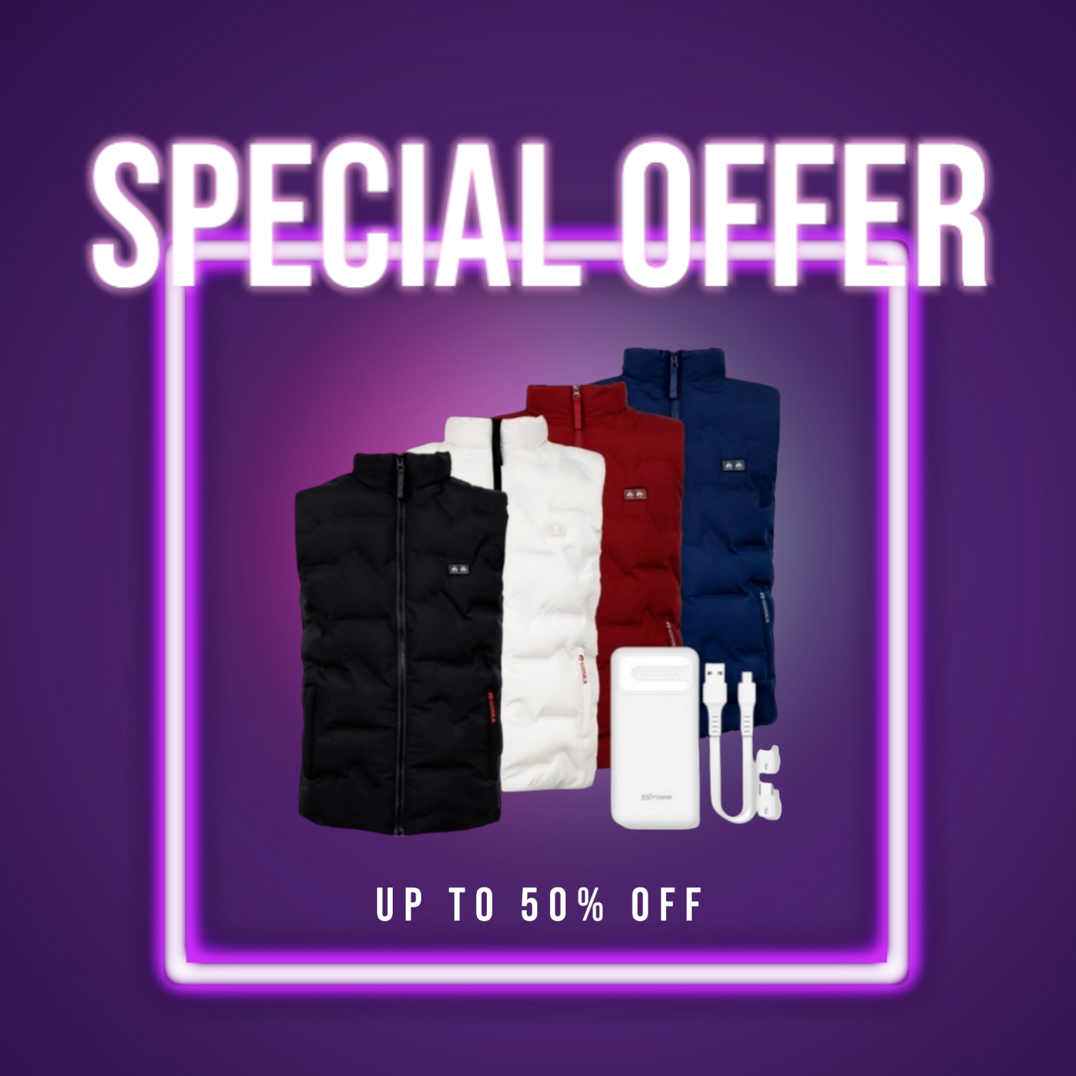 NEW 일상일상 발열조끼 3단조절 usb온열조끼 낚시 골프 등산 야외 겨울 베스트 남녀공용 조끼 82,900원