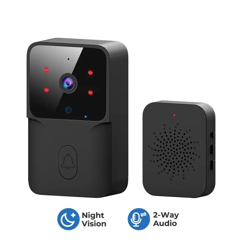 화면이 있는 무선 비디오 초인종 4.3'' IPS HD 스마트 인터콤 - 2.4G WiFi 양방향 대화 야간 투시경 20,400원