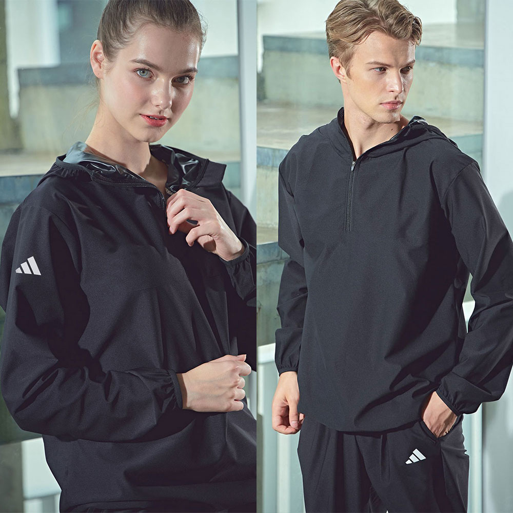 [신제품] 아디다스 사우나슈트 다이어트 땀복 후드 반집업 트레이닝 세트 ADISS03B 남여공용 95,200원