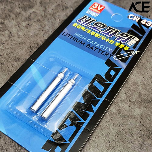 네오파워 CR435 2P 3V 초강력리튬 전자케미 배터리 1,500원