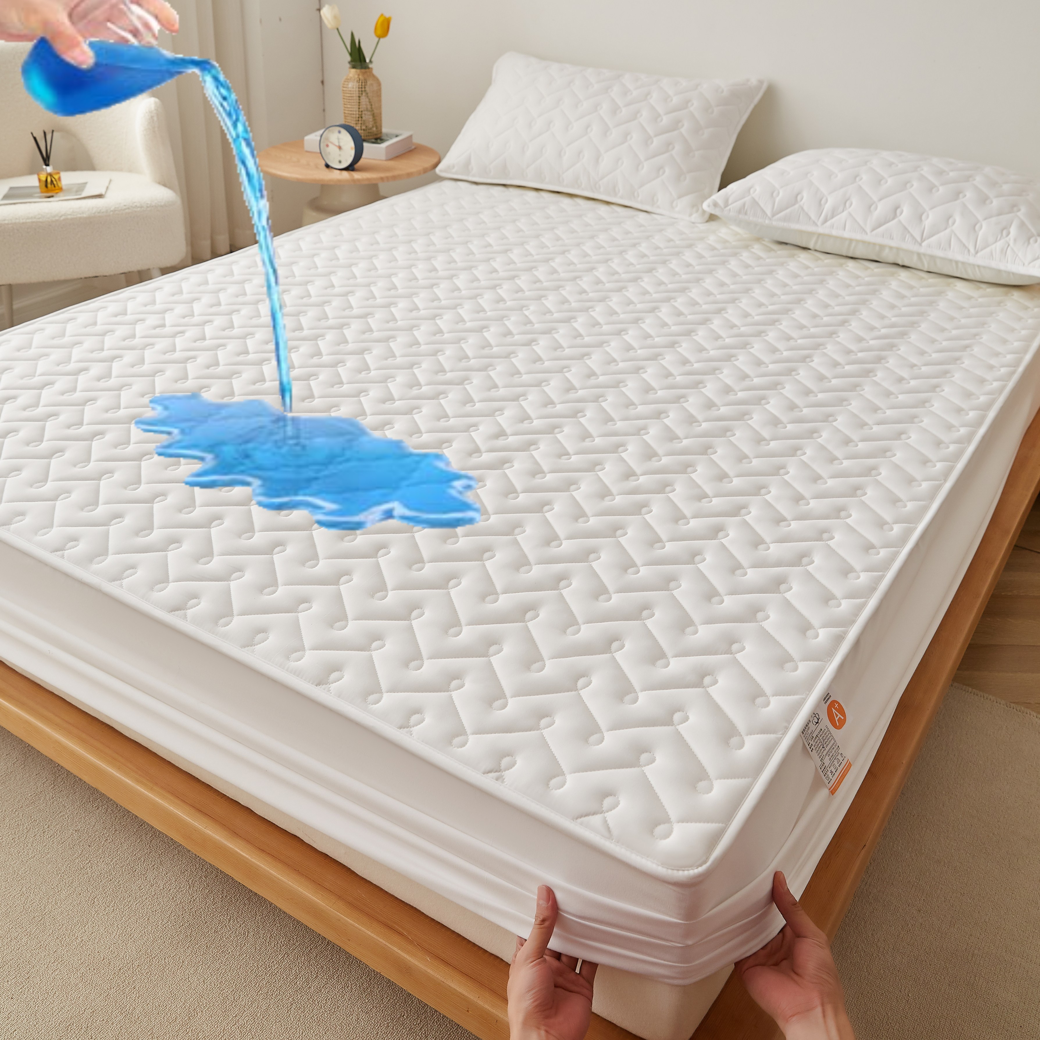 워싱 면 방수 방진 미끄럼 방지 매트 커버 사계절 공용방수 매트리스 보호대 20,800원