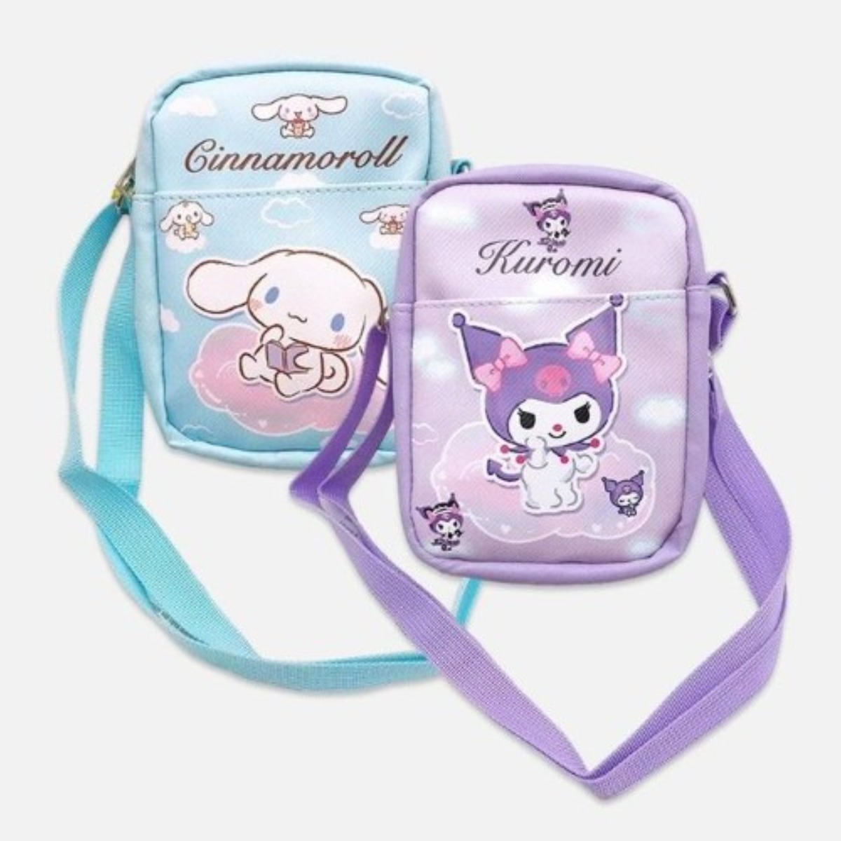 와글와글 산리오 시나모롤 쿠로미 크로스백 13,000원