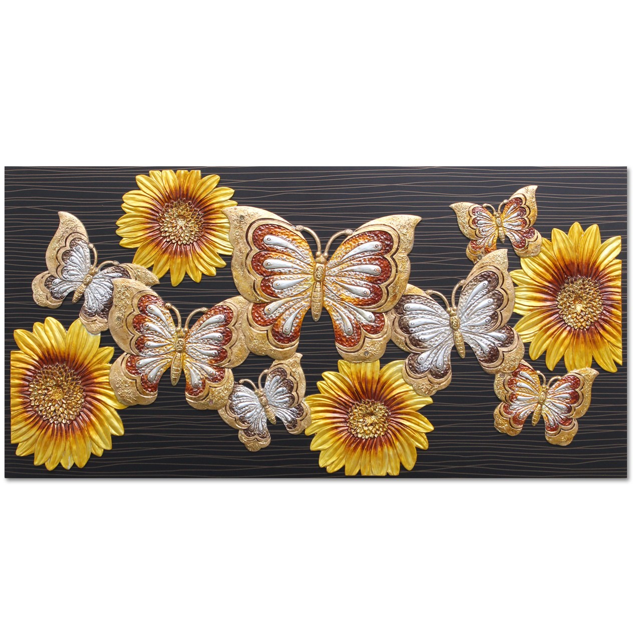 KM데코 나비해바라기(대) 액자 74,900원