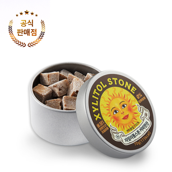 자일리톨스톤 사탕 캔디 커피 100% 자일리톨 무설탕 70g, 70g, 1개 7,900원